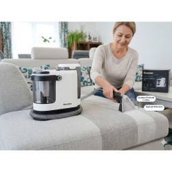 aspirator cu spalare si abur rovotec easy wash, 1700w, curatare cu apa rece calda, abur, 9 accesorii, 15k pa, autocuratare, elim