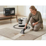 aspirator cu spalare si abur rovotec easy wash, 1700w, curatare cu apa rece calda, abur, 9 accesorii, 15k pa, autocuratare, elim