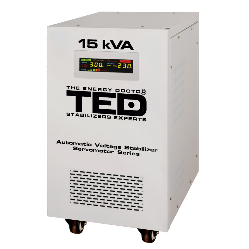 stabilizator retea maxim 15kva-svc cu servomotor monofazat ted000095