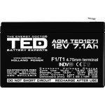acumulator agm vrla 12v 7,1ah dimensiuni 151 x 65 x 94 mm f1 - ted003416 (5)