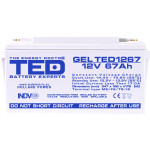 acumulator agm vrla 12v 67ah gel deep cycle dimensiuni 347 x 167 x 178 mm m6 - ted003461 (1)