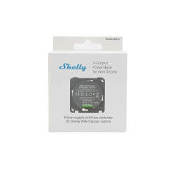 shelly 2-output powerbase for wall display - baza de schimb cu 2 iesiri independente (releu dublu), montaj in doza, acceso