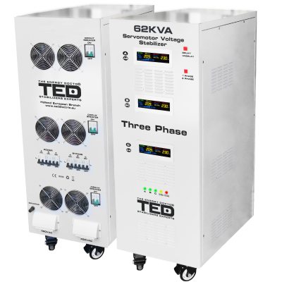 stabilizator retea maxim 62kva-svc cu servomotor trifazat-trifazat ted000217