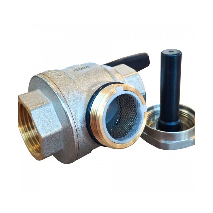 Robinet sferic cu filtru magnetic 1" FF