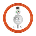 set reductor propan butan cu manometru cellfast, furtun 2m