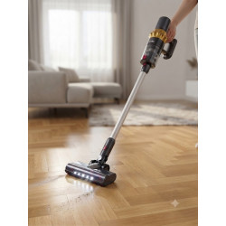 aspirator vertical rovotec ultra, 550w, 29.6v, 0.5l, autonomie 50 min, 2 perii, 3 moduri, suport perete