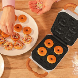 sandwich maker cecotec rock ntoast retro one,  3 in 1, 700w, sandwich, gofre, gogosi