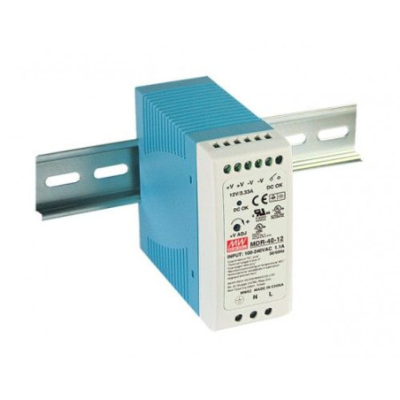 alimentator: pulsatoriu pentru sina din 40w 24vdc 1,7a out: 1
