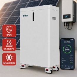 Acumulator LiFePO4 Dahai Solar DH-WLL010D1 51.2V 205Ah 10kWh IP66 pentru sisteme fotovoltaice