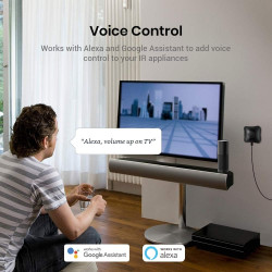 telecomanda universala inteligenta broadlink rm4 pro, wi-fi, compatibil cu google home, alexa  ifttt273 - resigilat