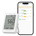 sonoff airguard co2 sawf-08p wifi lcd aparat de masurare a calitatii aerului