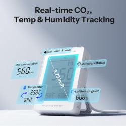 sonoff airguard co2 sawf-08p wifi lcd aparat de masurare a calitatii aerului