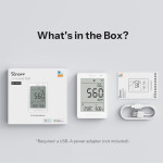 sonoff airguard co2 sawf-08p wifi lcd aparat de masurare a calitatii aerului