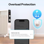 priza smart wifi sonoff s61stpf, 16a control smartphone, matter