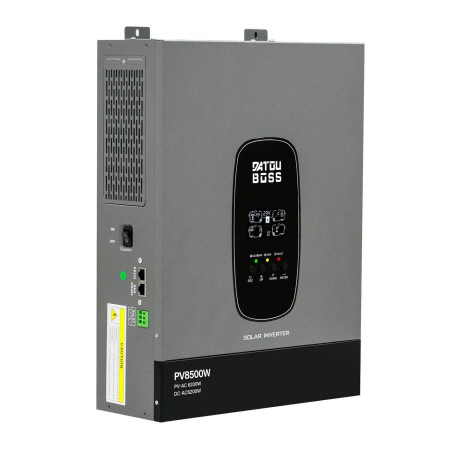 Invertor hibrid solar 6200W, MPPT 120A, intrare PV 8500W, 48VDC la 230VAC,  protecție BMS, intrare PV 27A DATOUBOSS