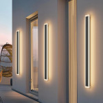 aplica de perete led rovo 2835-100, exterior interior, 100cm, 30w, lumina calda, ip65