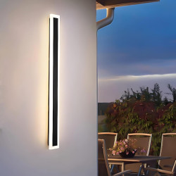 aplica de perete led rovo 2835-100, exterior interior, 100cm, 30w, lumina calda, ip65