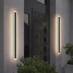 aplica de perete led rovo 2835-120, exterior interior, 120cm, 36w, lumina calda, ip65