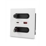 priza de perete rovo aac, incarcare rapida 20w, cabluri retractabile, usb-c si lightning, porturi usb-a si usb-c, 16a priza de perete rovo aac, incarcare rapida 20w, cabluri retractabile, usb-c si lightning, porturi usb-a si usb-c, 16a