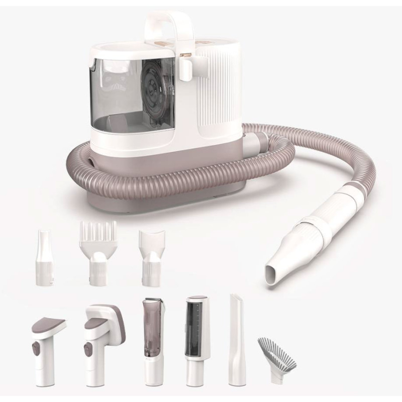 masina de tuns animale cu aspirare 9 in 1 rovotec allclean, functie uscator, caini, pisici, functie uscare, aspirator animale si masina de tuns animale cu aspirare 9 in 1 rovotec allclean, functie uscator, caini, pisici, functie uscare, aspirator animale si