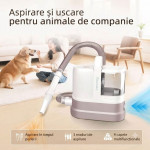 masina de tuns animale cu aspirare 9 in 1 rovotec allclean, functie uscator, caini, pisici, functie uscare, aspirator animale si masina de tuns animale cu aspirare 9 in 1 rovotec allclean, functie uscator, caini, pisici, functie uscare, aspirator animale si