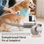 masina de tuns animale cu aspirare 9 in 1 rovotec allclean, functie uscator, caini, pisici, functie uscare, aspirator animale si masina de tuns animale cu aspirare 9 in 1 rovotec allclean, functie uscator, caini, pisici, functie uscare, aspirator animale si
