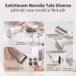 masina de tuns animale cu aspirare 9 in 1 rovotec allclean, functie uscator, caini, pisici, functie uscare, aspirator animale si masina de tuns animale cu aspirare 9 in 1 rovotec allclean, functie uscator, caini, pisici, functie uscare, aspirator animale si