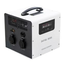 Invertor 1000W + acumulator 2009Wh iesire sinus PUR, MPPT de 550W, UPS , USB tip C de 30W și USB QC de 18W DATOUBOSS