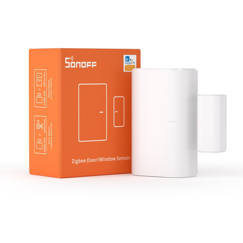 senzor inteligent de usa si fereastra sonoff snzb-04pr1 - protocol zigbee 3.0, alimentare baterie cr2477, alerte deschider senzor inteligent de usa si fereastra sonoff snzb-04pr1 - protocol zigbee 3.0, alimentare baterie cr2477, alerte deschider