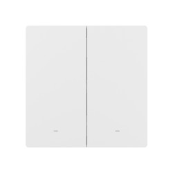 resigilat intrerupator inteligent sonoff zbm5-2c-86w, 2 canale, 10a, zigbee, alb
