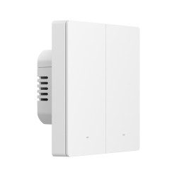 resigilat intrerupator inteligent sonoff zbm5-2c-86w, 2 canale, 10a, zigbee, alb