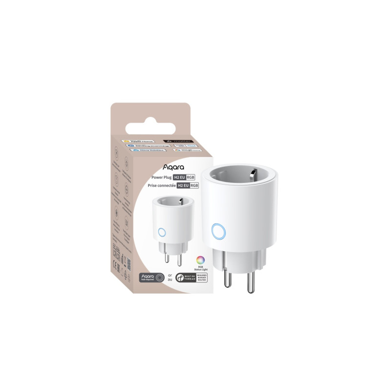 aqara power plug h2 (eu, rgb) - priza inteligenta 16a, protocol thread & zigbee 3.0, masurare consum energy, inel led rgb c aqara power plug h2 (eu, rgb) - priza inteligenta 16a, protocol thread & zigbee 3.0, masurare consum energy, inel led rgb c