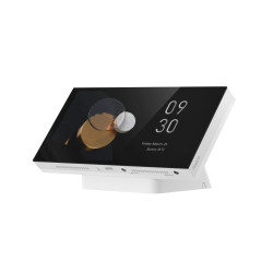 panou smart home de birou aqara panel hub s1 plus eu (desktop version) - ecran tactil color, hub zigbee 3.0 integrat, suport n