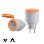 priza inteligenta exterior sonoff s61stpf-pm-o(eu), wifi matter, monitorizare consum energie, ip44, protectie supraincarcare, ti