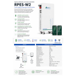 Baterie fotovoltaică RPT 16kWh 51,2V 314Ah, LiFePO4 autoîncălzire, Bluetooth, WiFI, BMS PACE 200A, Celule REPT Grade A Acumulator LiFePO4 RPT RPES-W2 51.2V 314Ah – 16,08 kWh, BMS, CAN, RS485, 200A pentru sisteme fotovoltaice și stocarea energiei