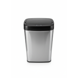cos de gunoi cu senzor automat rovotec sd-012, inox, 30l, deschidere cu senzor sau touch