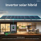 Invertor hibrid 3300W 24V, conectat la rețea, funcționează fără baterie,protecție BMS, MPPT 150A