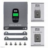 Invertor hibrid 3300W 24V, conectat la rețea, funcționează fără baterie,protecție BMS, MPPT 150A