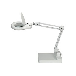 Lupe de birou, Lupă de masă cu iluminare suport pedestal Geti GDM 15 -1, dioda.ro