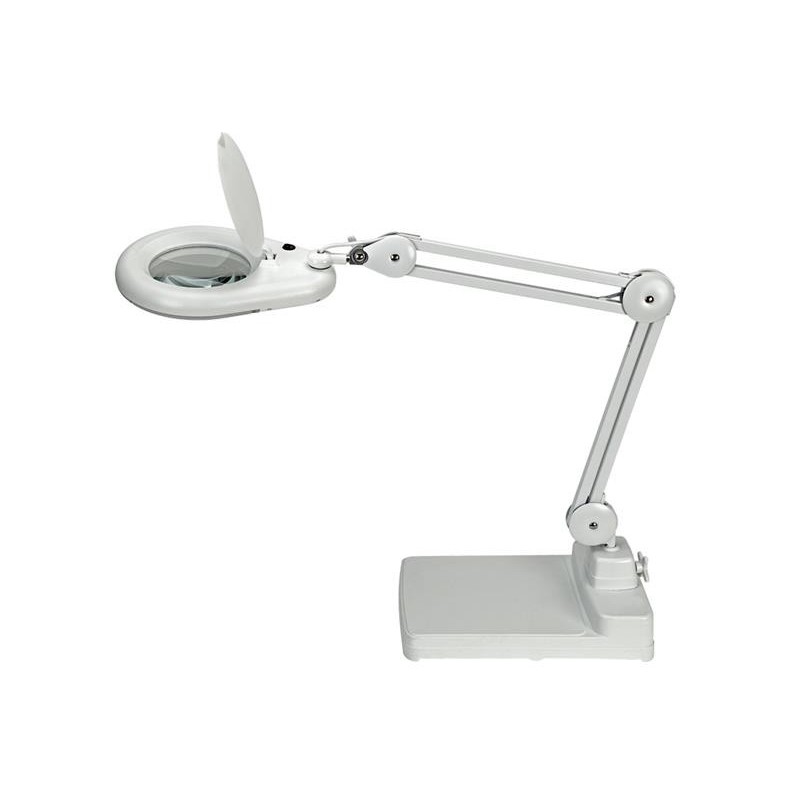 Lupe de birou, Lupă de masă cu iluminare suport pedestal Geti GDM 15 -1, dioda.ro