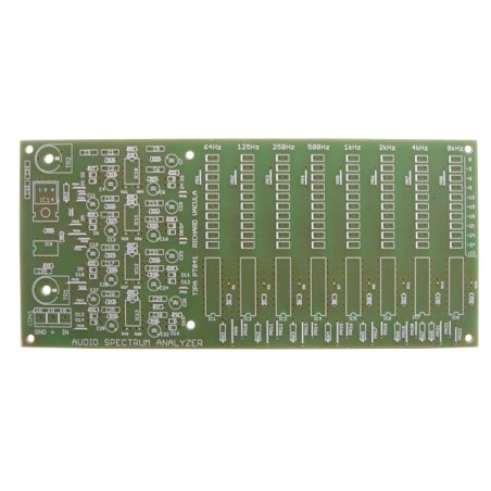 PCB pentru kituri electro TIPA, PCB TIP PT041 Analizor de spectru audio -1, dioda.ro