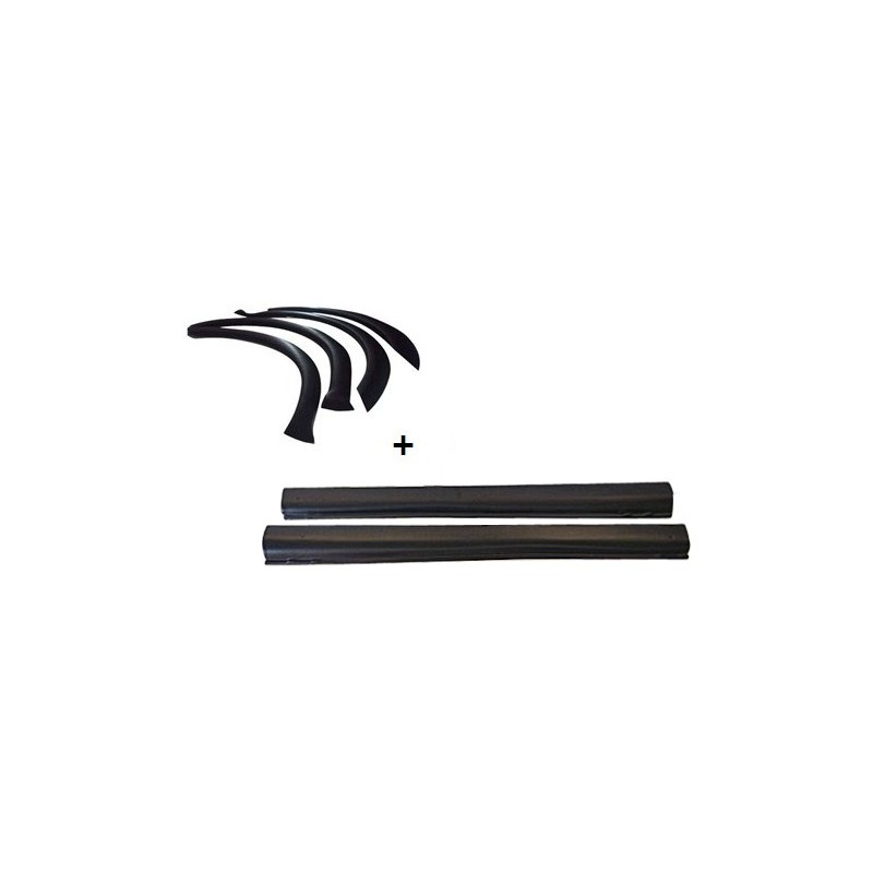 Aripi + praguri ŠKODA OCTAVIA II 2004 - 2013 plastic 4 + 2buc Marginile din plastic, pragurile, Aripi + praguri ŠKODA OCTAVIA II 2004 - 2013 plastic 4 + 2buc -1, dioda.ro