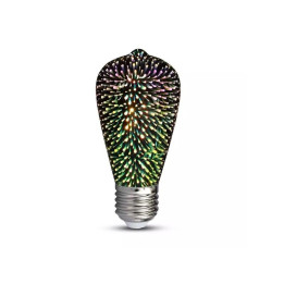 Becuri cu LED, Bec cu filament LED E27 3W 3000K 3D V-TAC VT-2223 -1, dioda.ro