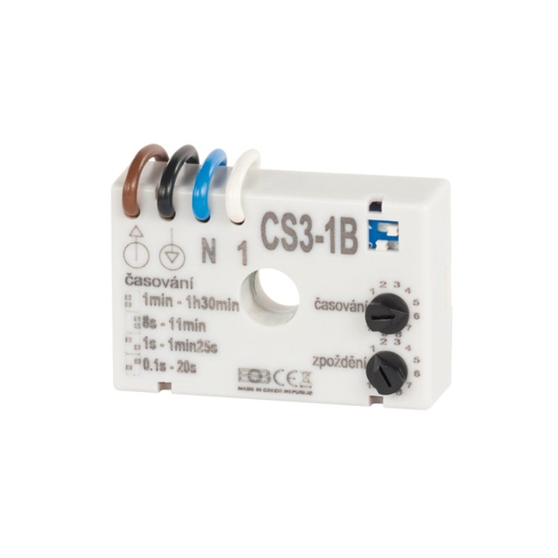 ST Montare Sub Tencuiala, Temporizator ventilator baie (sau nu numai) ELEKTROBOCK CS3-1B pentru oprire întârzia -1, dioda.ro