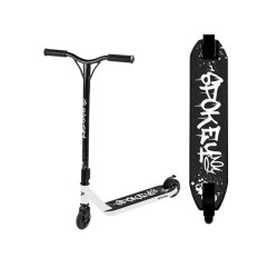 Trotinete freestyle, Scuter Freestyle SPOKEY REVERT BASIC alb -1, dioda.ro
