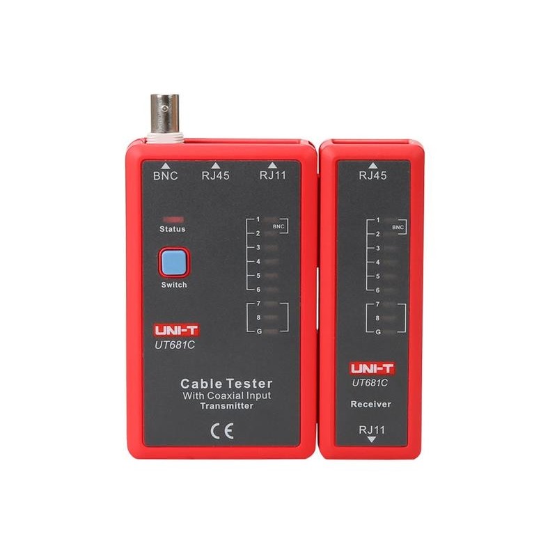 Tester de cablu UNI-T UT681C (RJ45, RJ11, BNC) Detectoare Testere De Cablu, Tester de cablu UNI-T UT681C (RJ45, RJ11, BNC) -1, dioda.ro