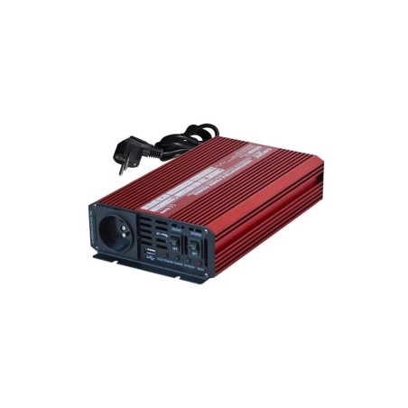 Invertoare auto, UPS + Invertor de putere + încărcător redresor de baterie CARSPA UPS600 12V 230V 600W -2, dioda.ro