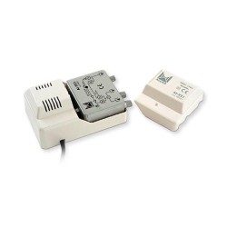 Amplificator de antenă ALCAD AI-221, de la 47 la 862MHz, linie, casă mică și interior