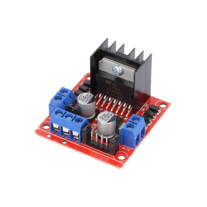 Driver Motor, Controler motor pas cu pas L298N 2A Uwej sil: 12V Uin log: 5V -1, dioda.ro