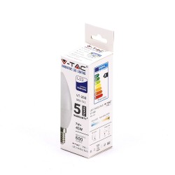 Lampi Iluminare, Bec LED - CIP SAMSUNG 7W E14 Plastic Lumânare 6400K -11, dioda.ro